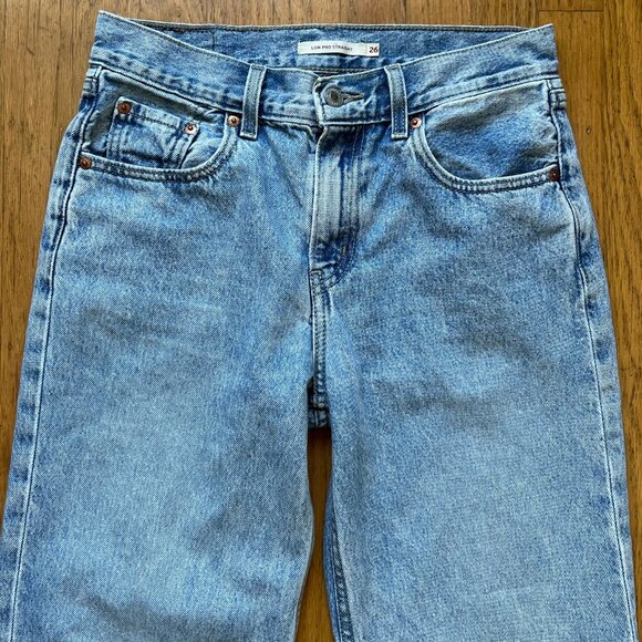 Levi's Low Pro Medium Wash Soft Denim Jeans | Size 26 - Picture 5 of 10